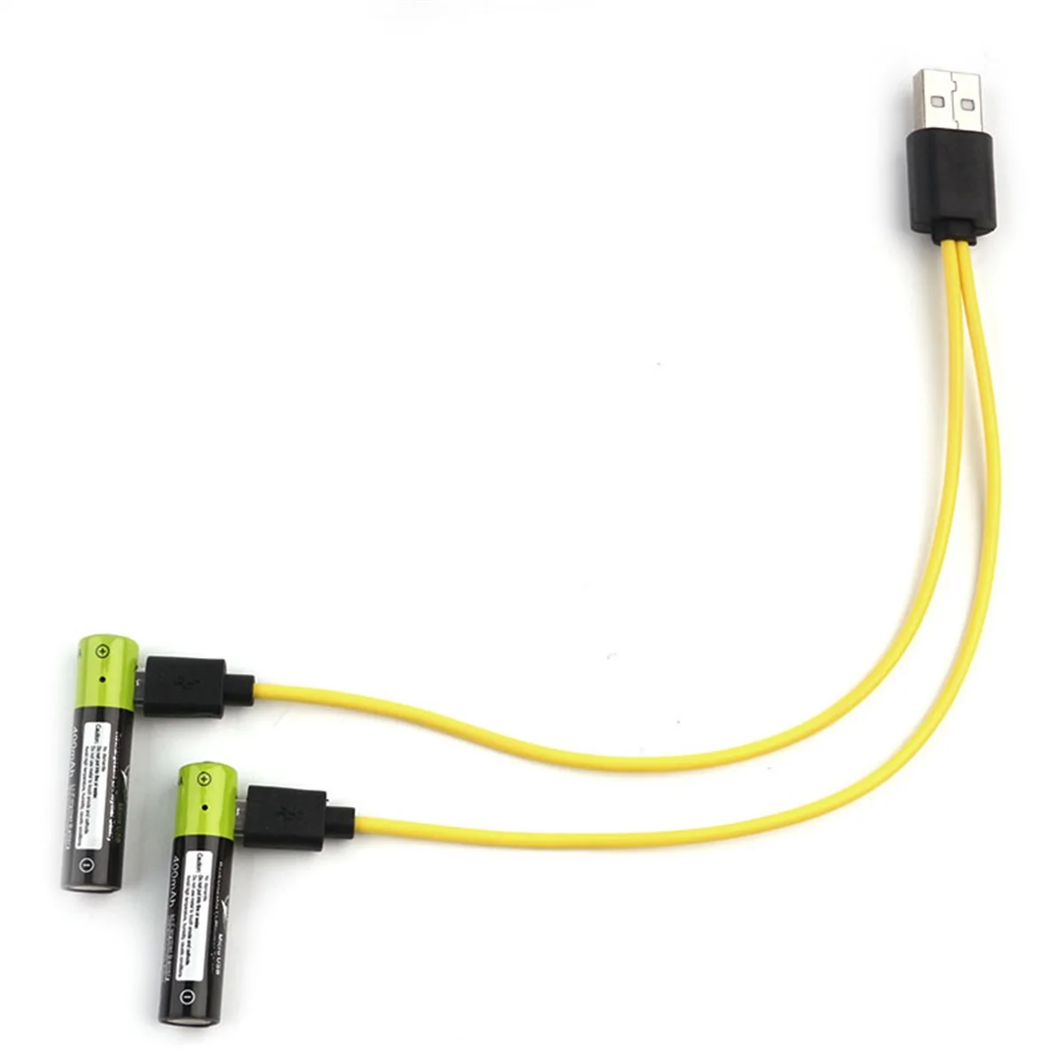 № 7 (Интелектуалния продукт за сигурност Батерия с общо предназначение AAA) USB Акумулаторна литиева батерия от 1,5 Две/четырехпакетный кабел с 2 порта