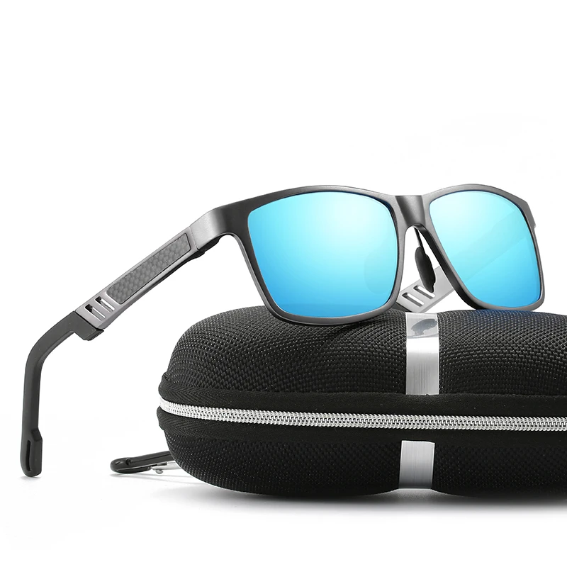 Модни АлюминиевоМагниевые Поляризирани Слънчеви Очила Мъжки Висококачествени Лещи С Отразяващи Покритие Спортни Слънчеви Очила Мъжки Пътни Нюанси