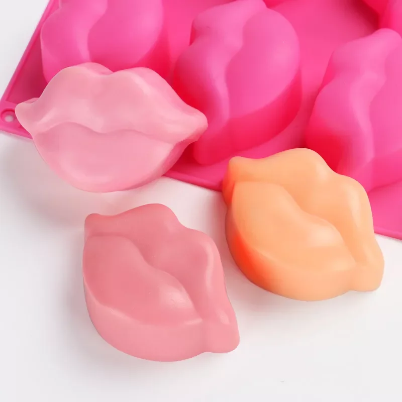 3D Устата Устните Скърпвам Торта Силиконова Форма За Полимерна Глина С Формата на Сладкарски Изделия Сапун Бонбони Производство на Форми за Декорация Инструменти