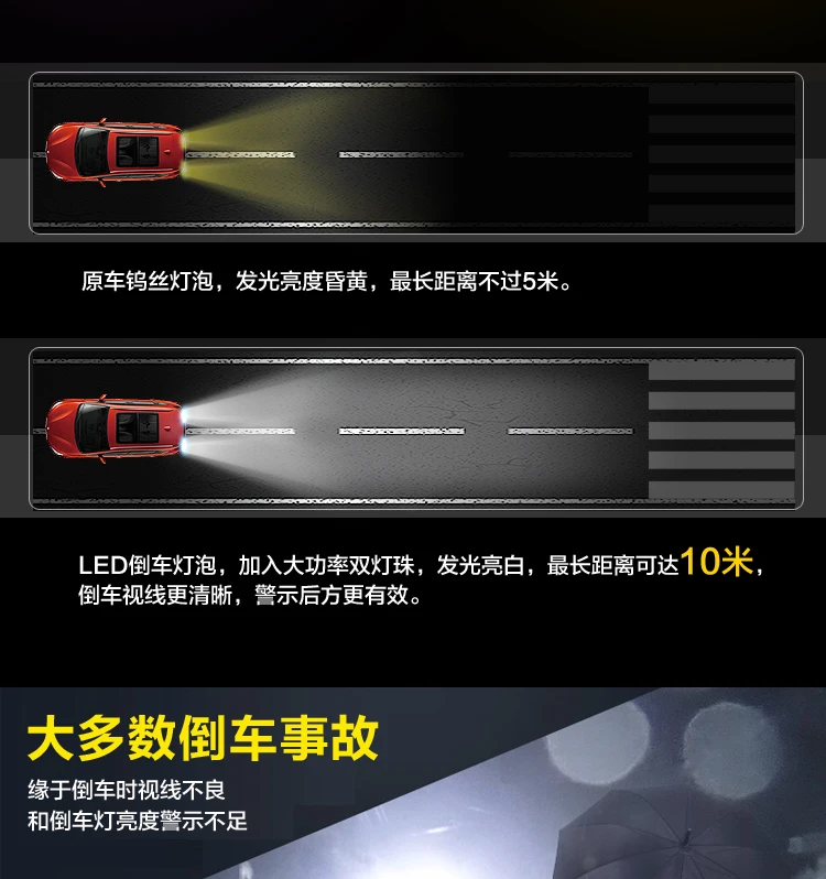 За Passat 2011-2018 Задна светлина LED T15 9 W 5300 Към Втягивающийся допълнителен фенер Passat модификация гръб фенер