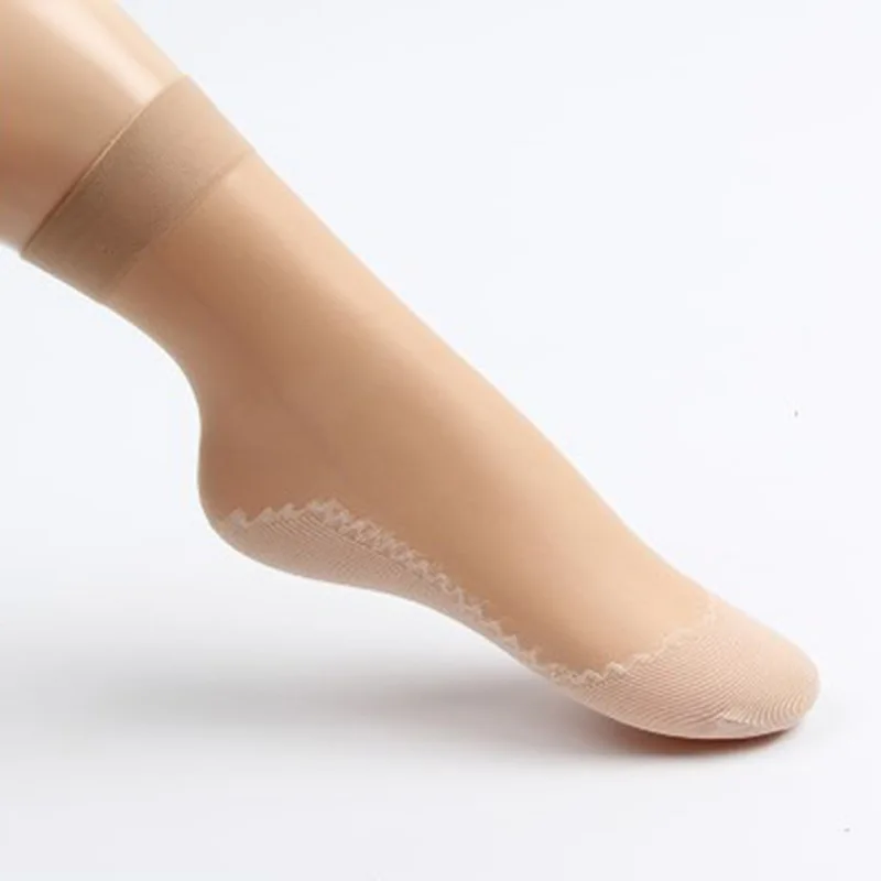 Чорапи Памучни-Долните на Къса Абсорбиращи Потта Нескользящие Средни Чорапи-тръба Масаж на Долните Жените Чорапи Кадифе Къси Чорапи