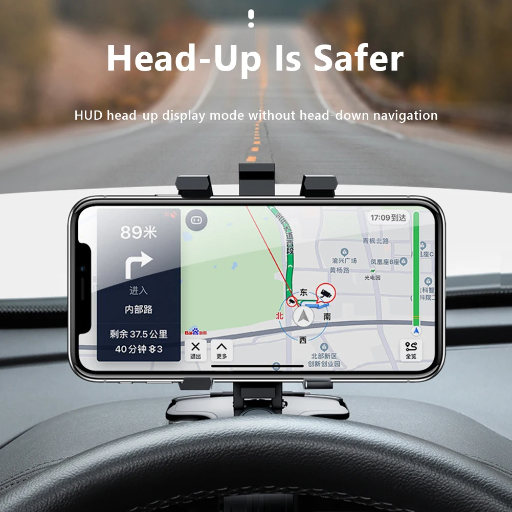 Универсален Автомобилен Притежателя на Мобилен Телефон за Автомобил, GPS Мобилна Поставка Поддръжка на Огледалото за Обратно виждане Козирка Мобилен Телефон, Стойки за 3-7 См