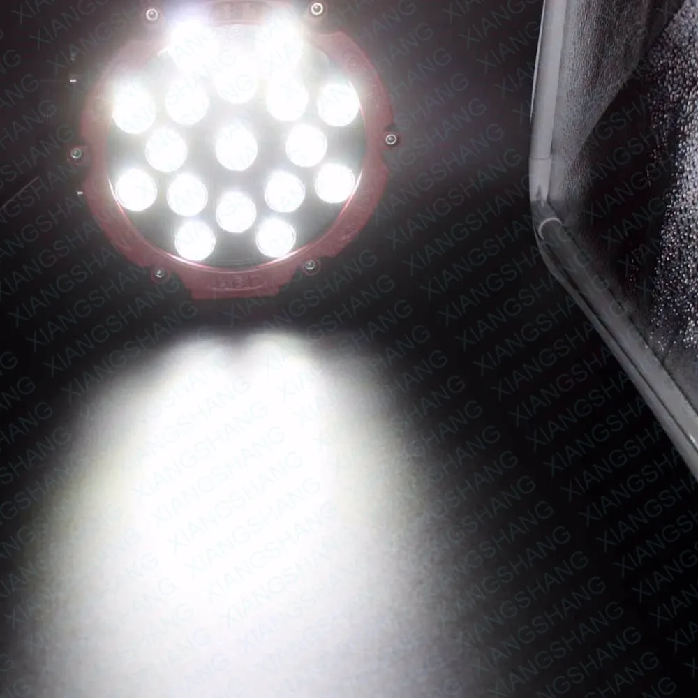 2 елемента 51-Вата Автомобил Кръгла Led Работно Светлина с Висока Мощност Лъч 4x4 Офроуд Автомобил Работни Осветление Осветление Камион ATV Suv Противотуманная Фаровете за Шофиране На светлина