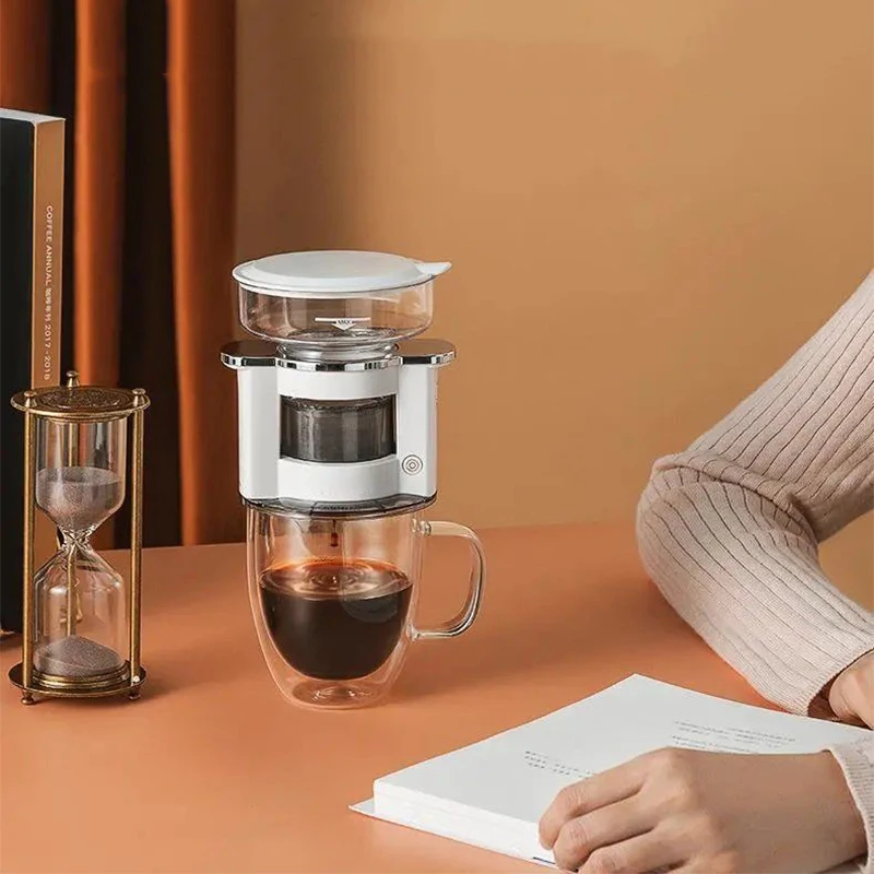 Автоматична капельная машина Преносима американската машина Домакински малка ръчна чаша за кафе (Без батерия)