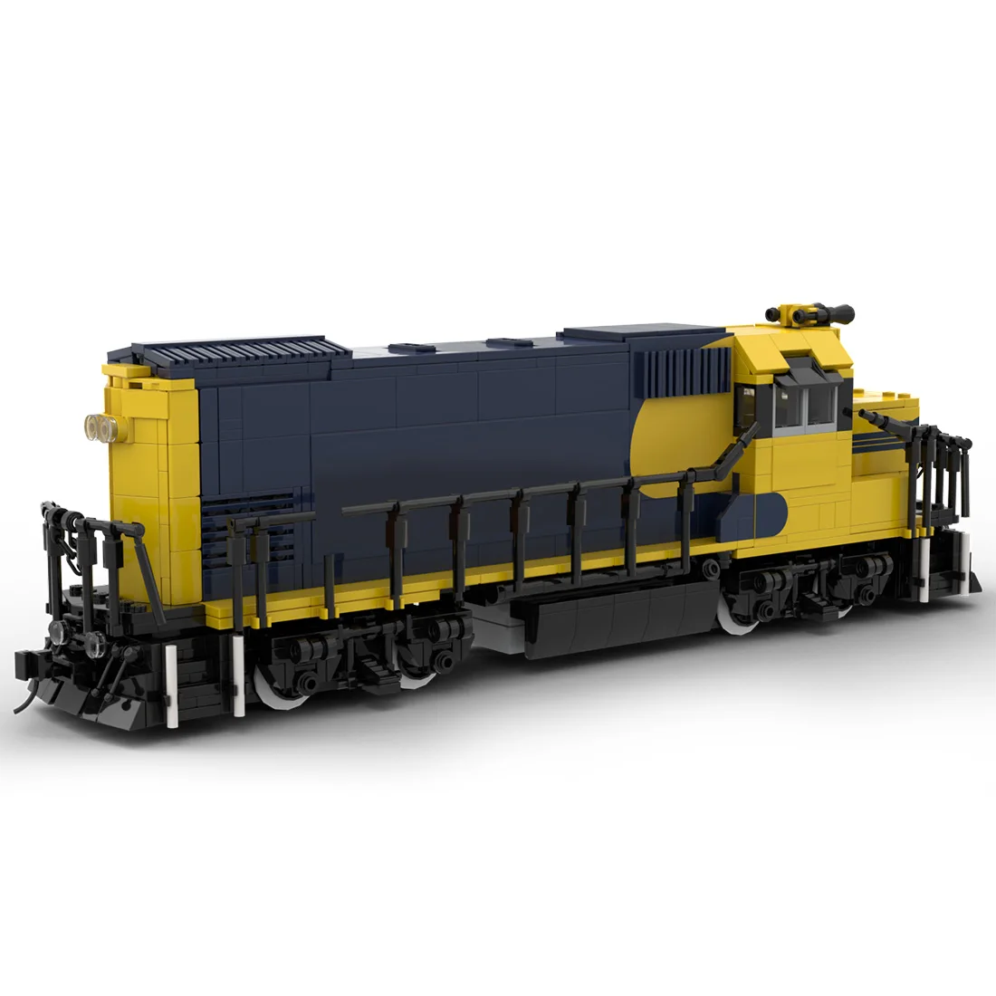 MOC-103174 GP15-1 Модел влакове Строителни блокове 1432 бр. MOC Тухли набор от играчки, Проектирани yellow.LXF