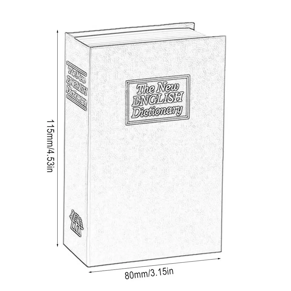 Творческа Кутия За Промени Речник Книга Застрахователна Скоростна Европейската Творческа Книга Симулация Безопасно Мини-Резервоар За Съхранение На