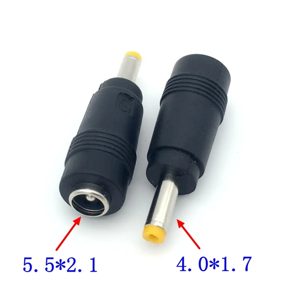 5 бр./лот,5x2,1mm Женски конектор до 4,0x1,7 мм Plug Захранване dc адаптер за видеонаблюдение, адаптер
