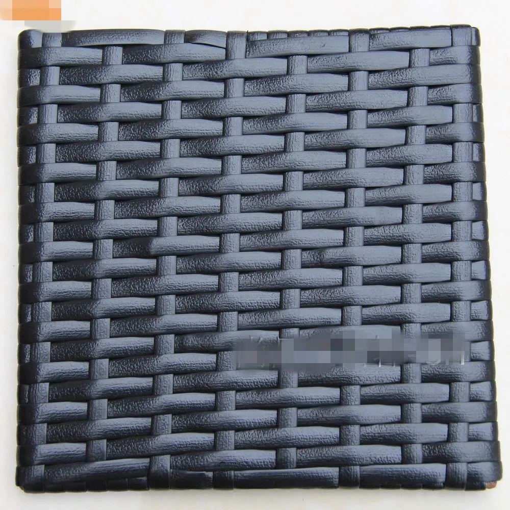 Ратан черно като плоски синтетичен ратан 500 ГР соткав материал пластмаса за масата на стола плетене и ремонт, кошница за багаж, ект