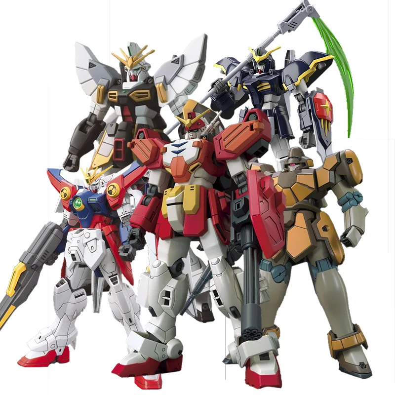 Bandai Монтажна модел HG HGAC 1/144 Gundam W W-Gundam Zero На Поръчка Desert Grim Reaper Magnac Фигурка Модел Играчки