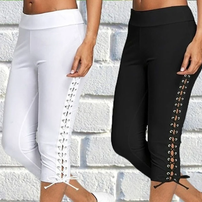 Нов Модерен Панталон-молив за Дантела-За Жени, Сексуална Бандажные Гамаши, Дамски Панталони дантела