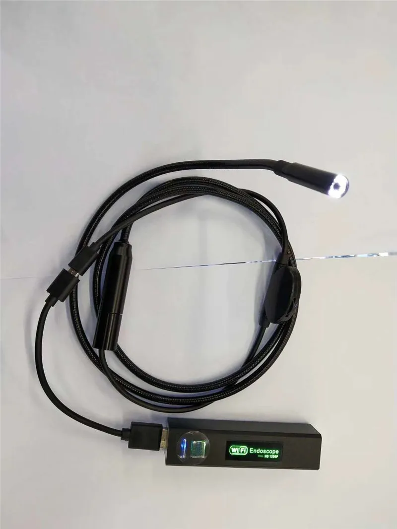 14 мм и 1080 P Твърд кабел WIFI/USB Ендоскоп Камера