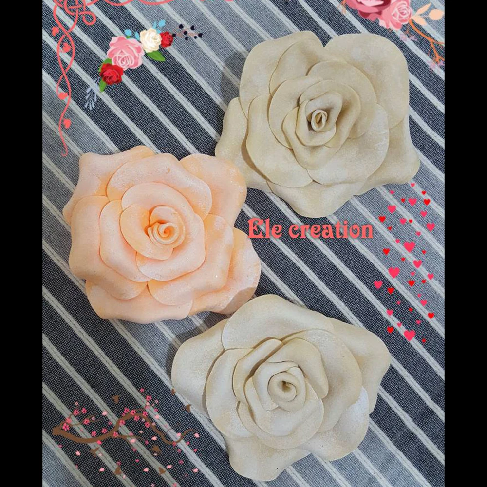 Нови рози цветя Метални Режещи Удари Декоративни САМ Scrapbooking Стомана Занаят, Щанцоване Полагане на Хартиени Картички Шаблони