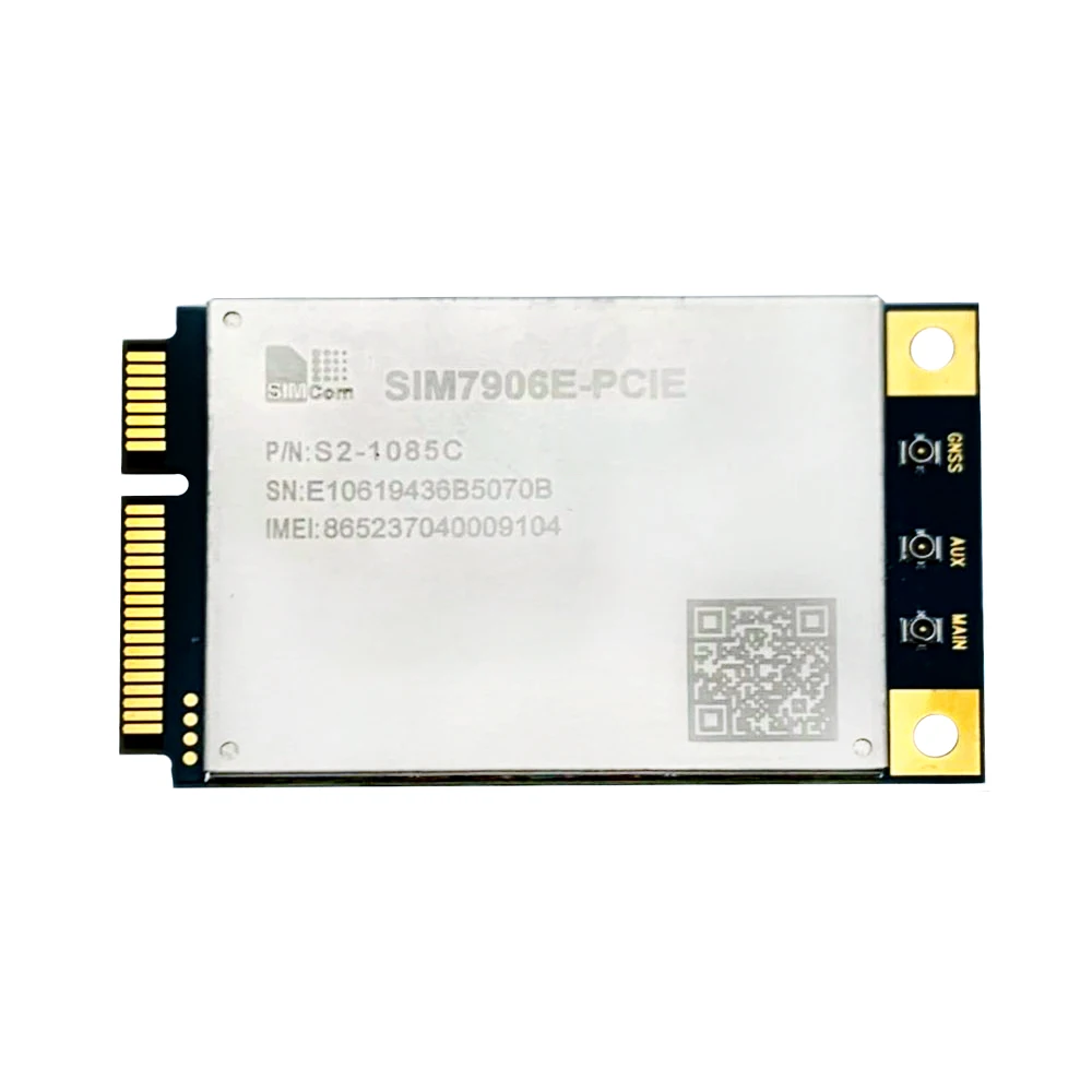 SIMCOM SIM7906E SIM7906E-PCIE LTE Cat6 mini pcie модул LTE и HSPA + WCDMA ГНСС DL 2CA B1/B3/B5/B7/B8/В20/B28/B32/B38/B39/B40/B41