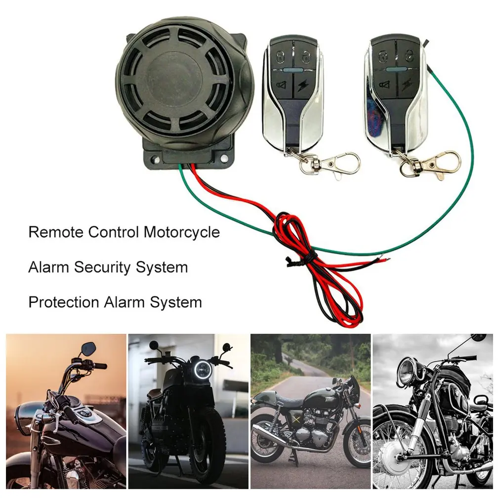 Двойна Дистанционно Управление Мотоциклетът Алармена Охранителна Система За Защита От Кражба На Мотоциклет Под Наем На Мото Скутер Мотора Аларма