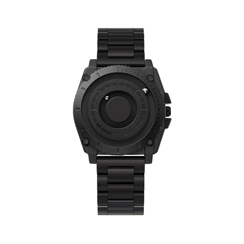 Eutour Magnetic Топка Мъжки Спортни часовници за създаване на индивидуалност, Готина концепция, Модерен дизайнерски часовници без рамка - каишка от Каучук