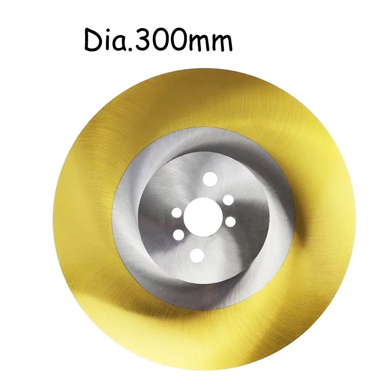 Диск за циркуляр Dia.300mm W5 / DM05 HSS с оловянным покритие за промишлена рязане на метал / Труборез