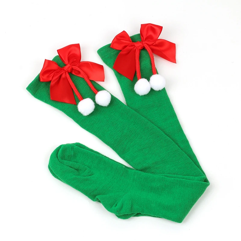 Коледна Украса на Чорапи и Шарени Дълги Чорапи, Коледни Украси Високи Чорапи за Момичета Шарени Чорапогащи Навидад 2023 Noel
