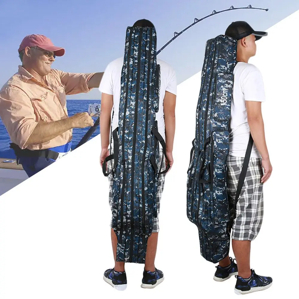 Голям Капацитет За Пътуване Многофункционален Сгъваем Риболовни Принадлежности Инструмент Прът Чанта, Чадър, Чанта Риболовна Чанта