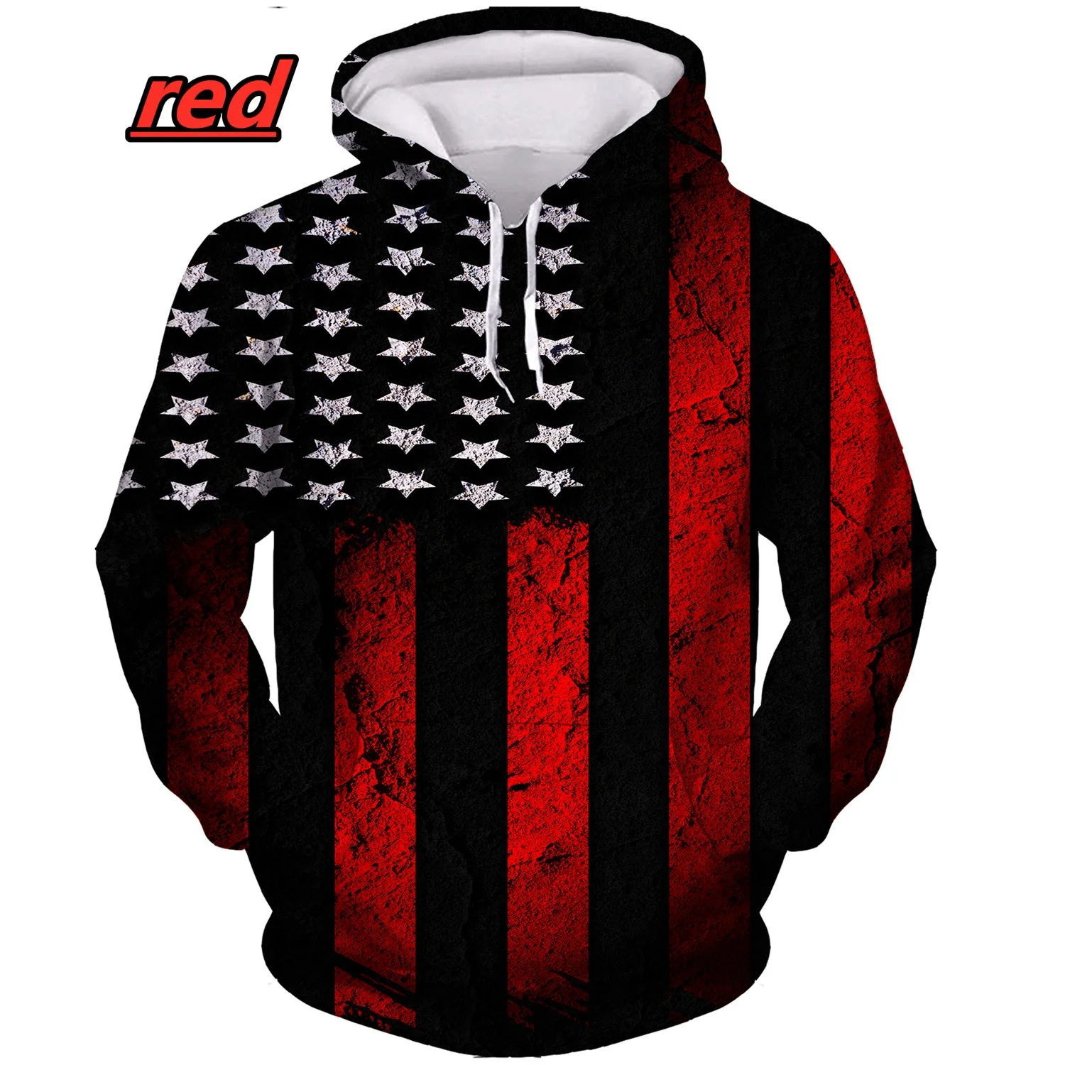 Нова Мода Американски Флаг Hoody Самоличността на 3D Hoody Мъже/Жени Хип-Хоп Ежедневни Градинска Дрехи С Дълъг Ръкав Пуловер