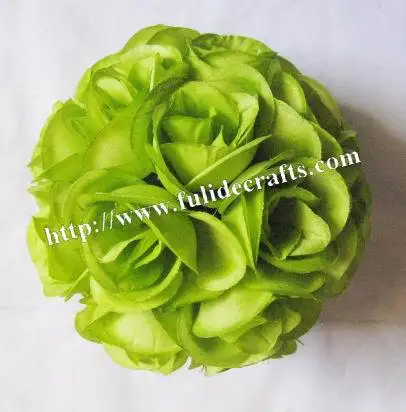 SPR 50 см сватбен изкуствена коприна цветна топка пластмасов вътрешен-prasinous-топка за целувки-цвят по избор