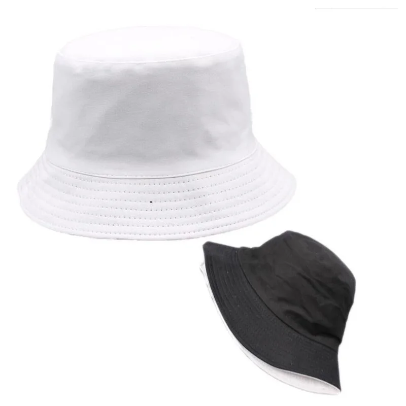 Doit, памук, Пролетни дамски рибарски Шапки, с Кофа, Солнцезащитная шапка, однотонная Двустранен дрехи, Пролетната дамска шапка рибар