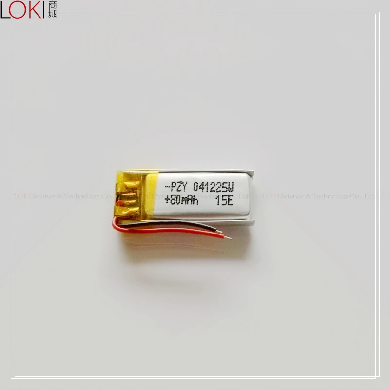 Нова Гореща Bluetooth слушалка 401225 Гривна микро-устройство смарт носене 3,7 В полимерна акумулаторна литиева батерия с фитил Литиево-йонна елемент