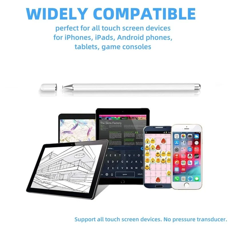 Универсален Стилус За Android Caneta Touch Pen Lapiz Tactil Para Movil Плосък stylus писалка Планшетная Дръжка Замяна За iPad Молив