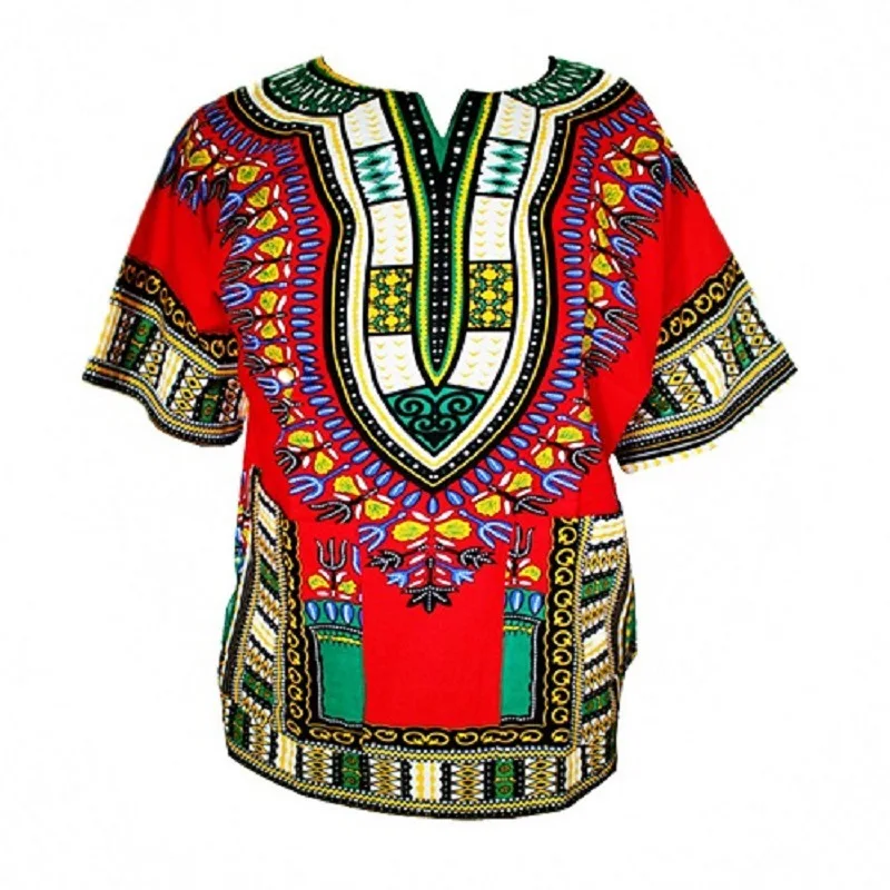 2021 Нов Прием на Летните Африкански Мъжки Тениски С принтом Дашики Плюс Размера на Африканска Облекло