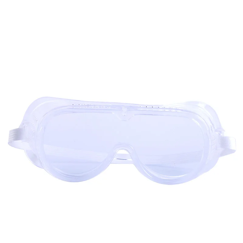 1 бр. Прозрачни фарове за защитни очила за защита от химически вещества за лицата, които предпазват от замърсяване, Прахозащитен и брызгозащищенные очила, Средства за индивидуална защита